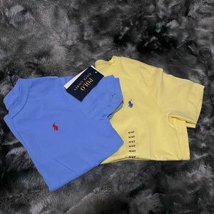 2 NWT Polo tees